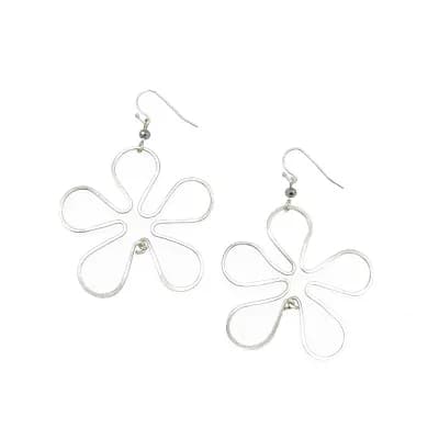 Hibiscus earrings
