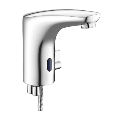 Touchless Bathroom Faucet with Infrared Sensor and Adjustable Water Temperature