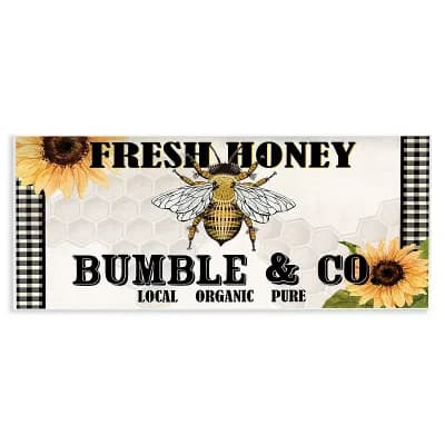 Stupell Home Decor Fresh Honey Bumble & Co. Plaque Wall Art