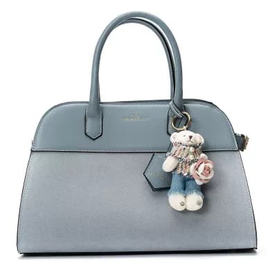 BCBGeneration Structured Satchel With Bag Charm