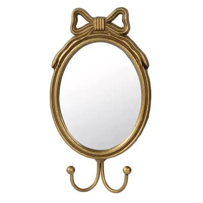 Belle Maison Mirrored Bow Wall Hook