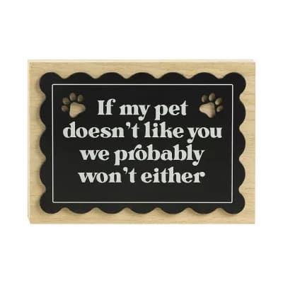 Belle Maison Pet Caption Box Table Decor