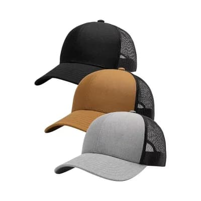 Men's Structured Mesh Trucker Hat Adjustable Classic Baseball Cap