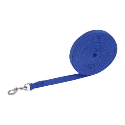 Training Dog Leash 65.6ft Long for Small Medium Dogs Out Camping Blue 1 pc