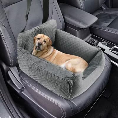 Dog Car Seat Booster for Small Medium Dogs, Safe and Comfortable, Cat Backpack with Seat Belt