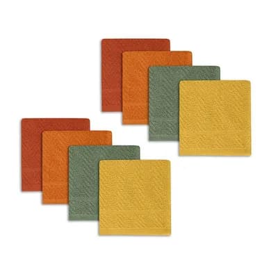 Celebrate Together™ Fall 8-Pack Solid Dishcloths