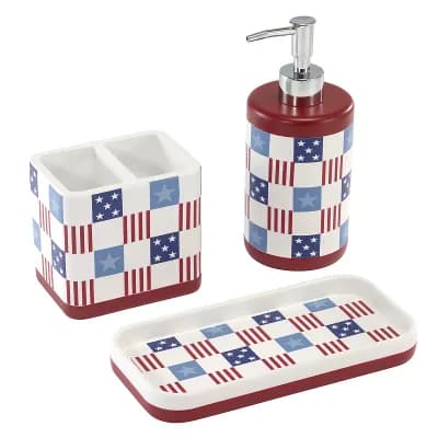Avanti Heritage 3 pc Bath Accessory Set