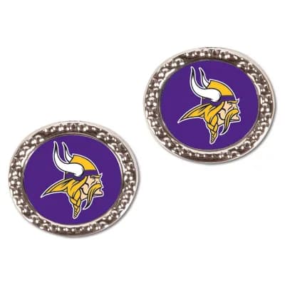 Women's WinCraft Minnesota Vikings Round Post Earrings