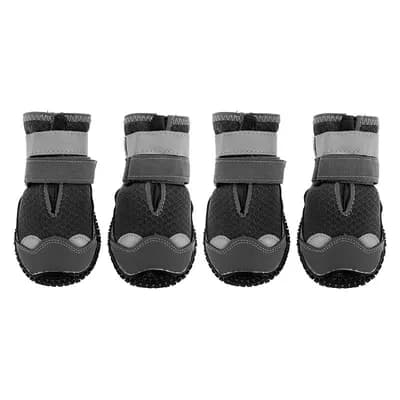 Dog Boots Reflective Waterproof Anti-Slip Outdoor Shoes Dogs 4 pc
