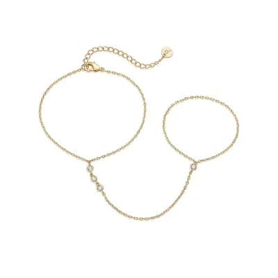 Beaded Hand Chain Jewelry