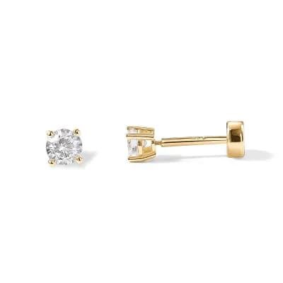 Minimal Helix Stud Earrings