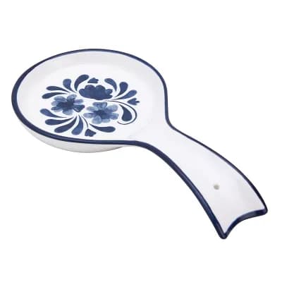 Mingle & Co. Floral Ceramic Spoon Rest