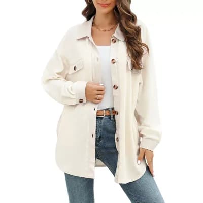 Womens Button Down Long Sleeve Dressy Casual Tops Fashion Clothes