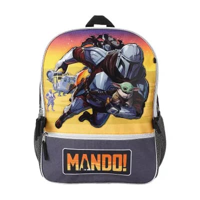 Star Wars Mando! 5 pc Backpack Set