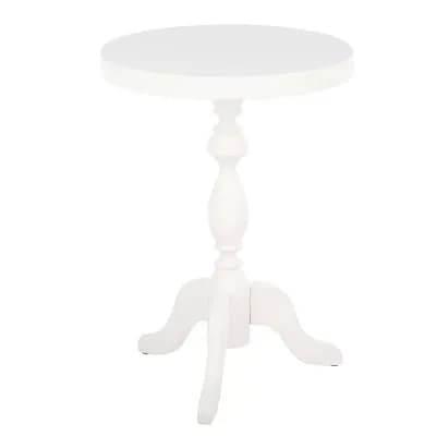Lavish Home Round Pedestal Side Table