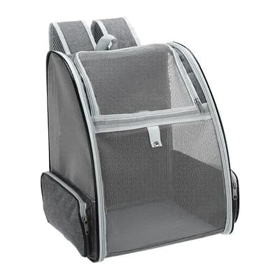 1 pc Pet Backpack Carrier Ventilation Mesh Breathable Dog Carrier Backpack, 15x11x16.5 Inch