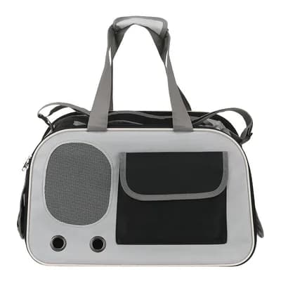 1 pc Pet Backpack Carrier Portable Expandable and Ventilated Travel Bag, 17.72x10.24x11 Inch