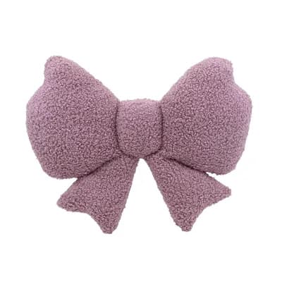 Purple Bow Pillow