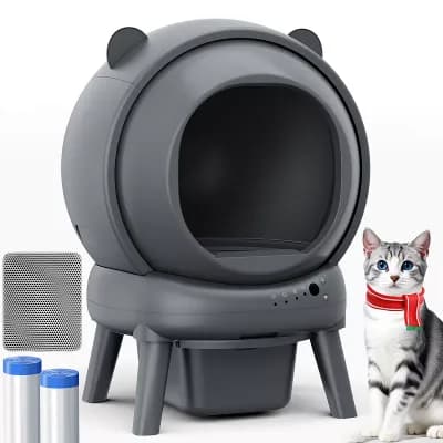 Suon Line Shop Self Cleaning Litter Box, 100 L+15L Automatic Cat Litter Box Self Cleaning