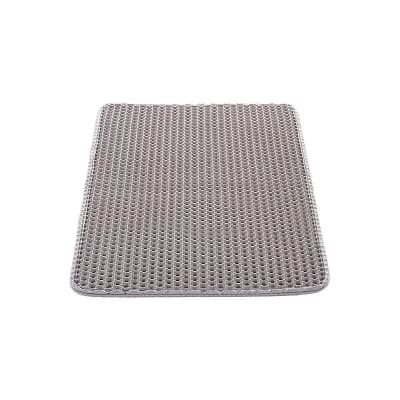 Double Layer Cat Litter Mat with Honeycomb Design for Litter Box Floor Protection