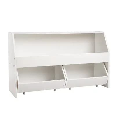 Modular Storage Organizer with 3 Compartments and Top Shelf