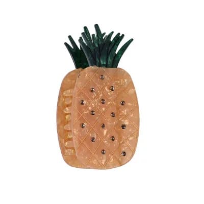 Emberly Acrylic Pineapple Claw Clip