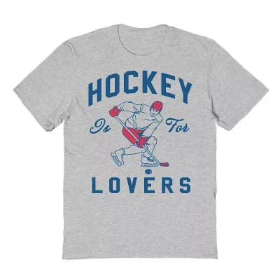 Juniors' Grayson Threads The Label Hockey Is For Lovers Graphic Tee