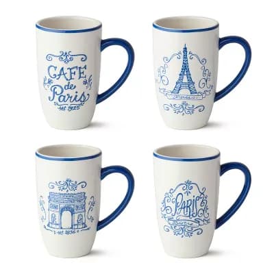 Certified International Bistro Mug 14-oz. 4-Pack
