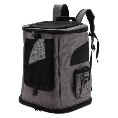 1 pc Pet Carrier Backpack with Sturdy Steel Frame for Cats and Small Dogs