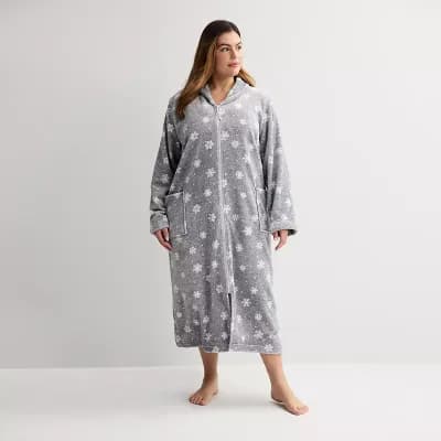 Plus Size Croft & Barrow® Long Plush Sleep Robe