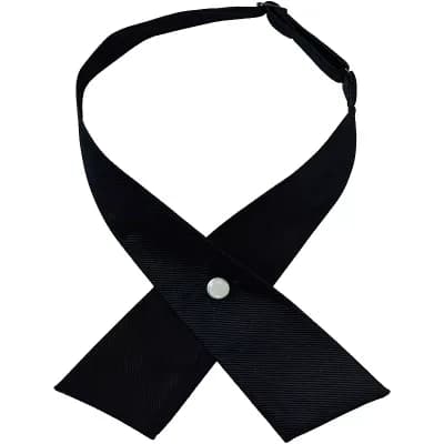 Kids Lands' End Uniform Solid Cross Tie