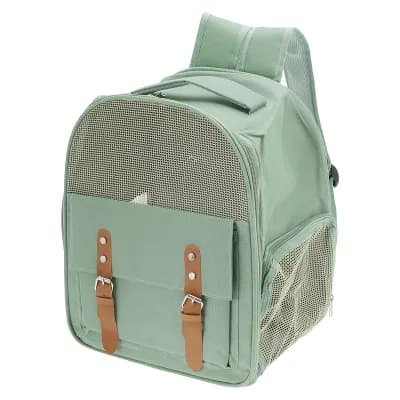 1 pc Pet Backpack Portable Backpack with 1 Side Openings 12.6"L x 9.84"W x 15.35"H