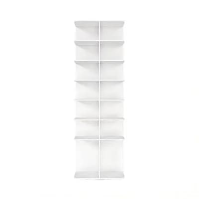 7 tier Rotating Shoe Rack Tower, 360° Spinning Organizer, Holds 28 Pairs