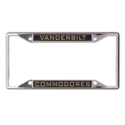 WinCraft Vanderbilt Commodores Metal License Plate Frame