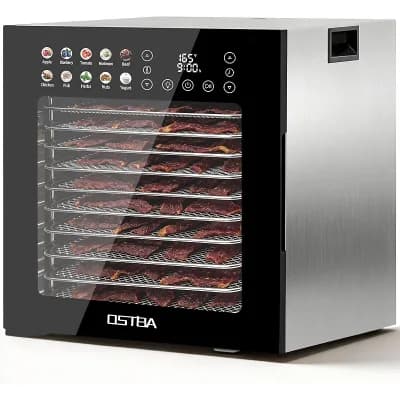 12-Trays Food Dehydrator, Digital Timer