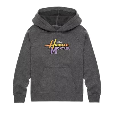 Girls 7-16 Disney's Hannah Montana Logo Fleece Hoodie Sweatshirt