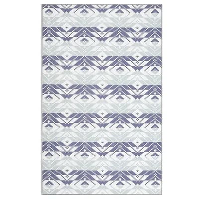 Rectangular Hallway Bathroom Entryway Kitchen Office Foldable Geometric Printed Washable Area Rug