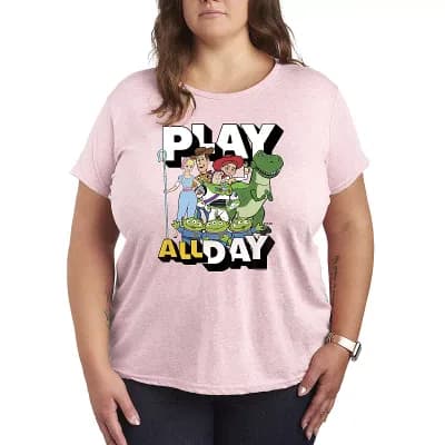 Plus Size Disney / Pixar's Toy Story Play All Day Graphic Tee