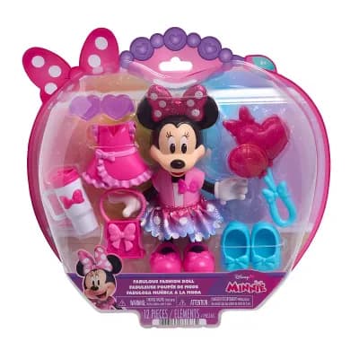 Disney Junior Minnie Mouse Fabulous Fashion Doll 12 pc Set