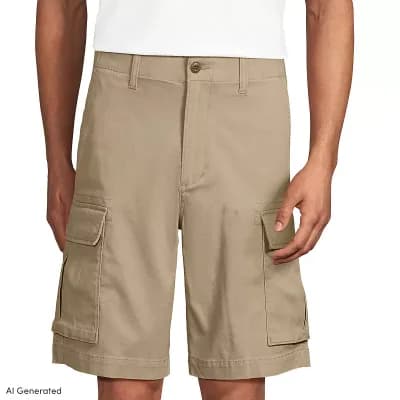 Men's Lands' End Knockabout 10.5-Inch Classic Fit Cargo Shorts