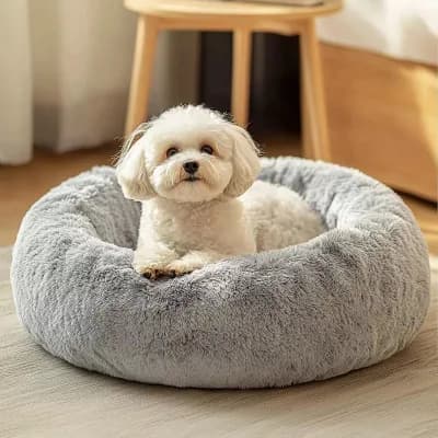 Soft Round Bed for Small Pets