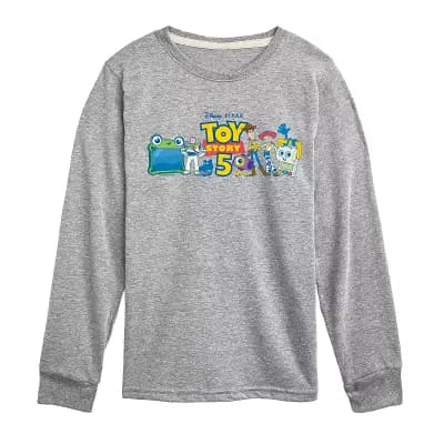 Boys 8-20 Disney / Pixar's Toy Story 5 Character Lineup Long Sleeve Graphic Tee