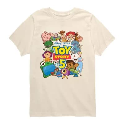 Boys 8-20 Disney / Pixar's Toy Story 5 Characters Collage Graphic Tee