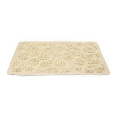 MAISON DE BASE Textured Seashell Loofah Bath Mat