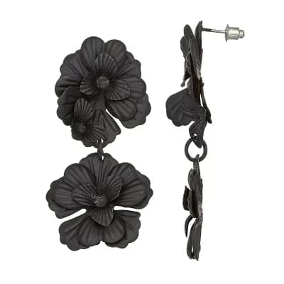 Emberly Flower Linear Earrings