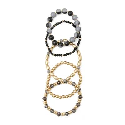 Emberly 5 pc Beaded Bracelet Set
