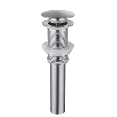 Pop-Up Sink Drain with Press-to-Open Stopper for Bathroom, Kitchen, Laundry