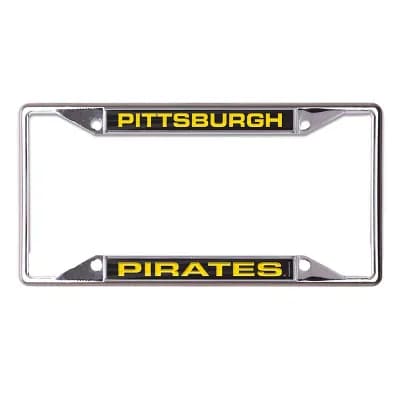 WinCraft Pittsburgh Pirates Inlaid License Plate Frame