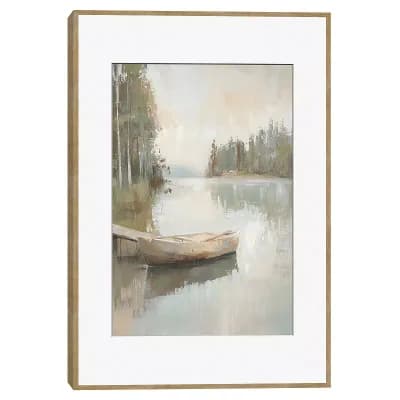 Masterpiece Quiet Dock Framed Wall Art