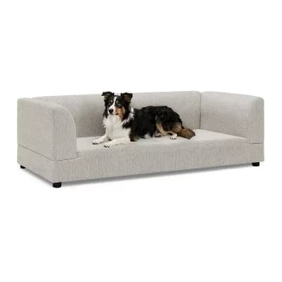 Large Pet Sofa with Backrest and Armrests for Medium or Large Dogs